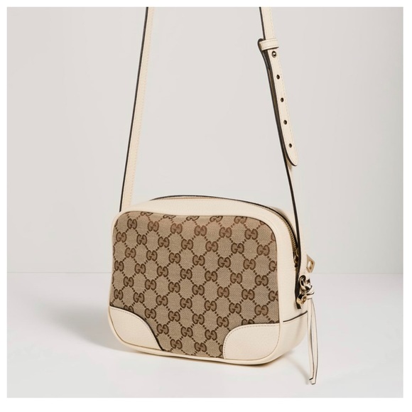 Gucci Bree Ivory Original Canvas GG
Logo Crossbody Handbag Box & Dust
bag - Picture 3 of 7